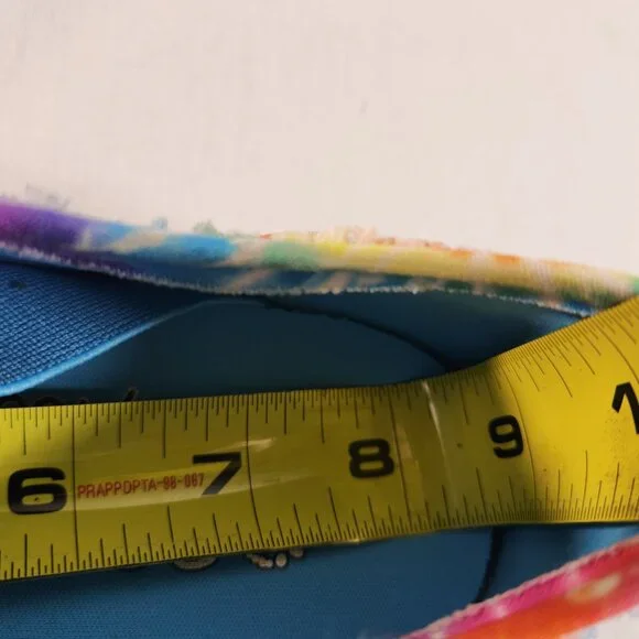 Skechers Bobs Youth Big Kids Size 6W Tie-Dye Sneakers Memory Foam Lace Up EUC - Picture 16 of 16